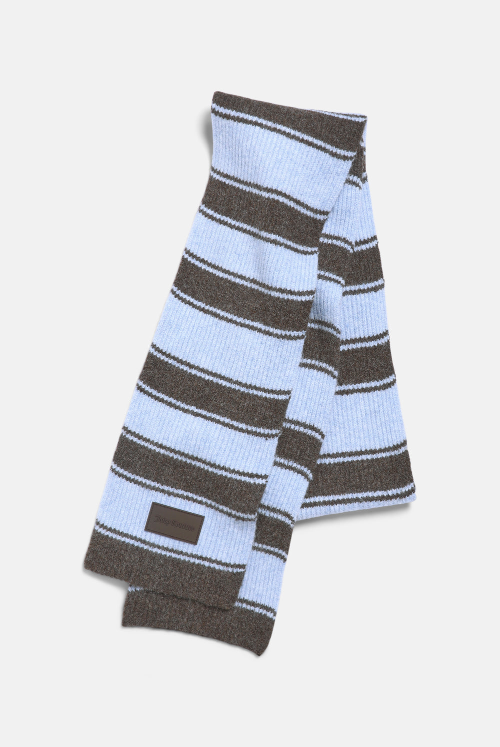 Displays the Java Stripe 'Juicy' branded  Knit Scarf