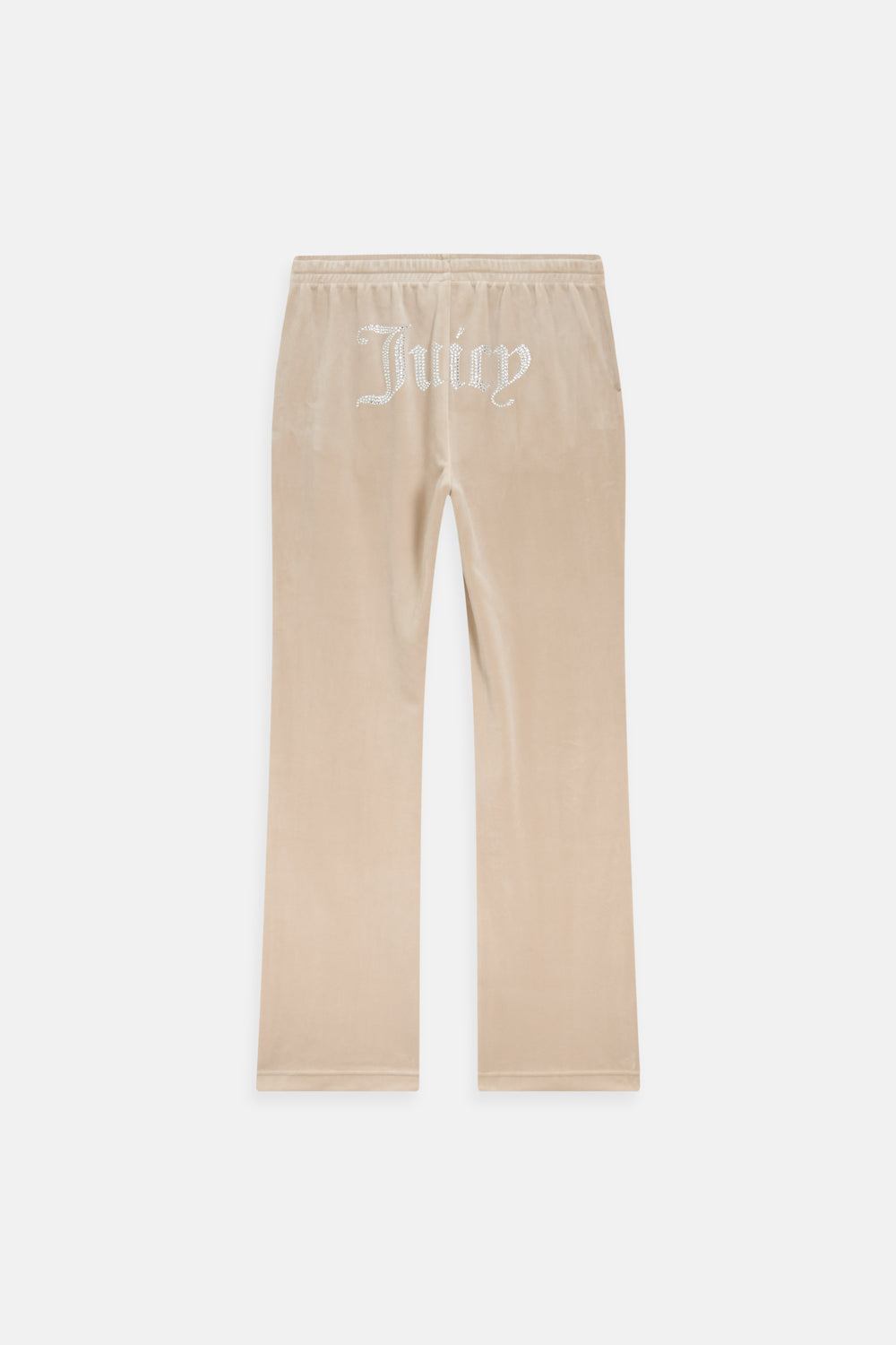 STRING VELOUR DIAMANTÉ TRACKSUIT BOTTOM