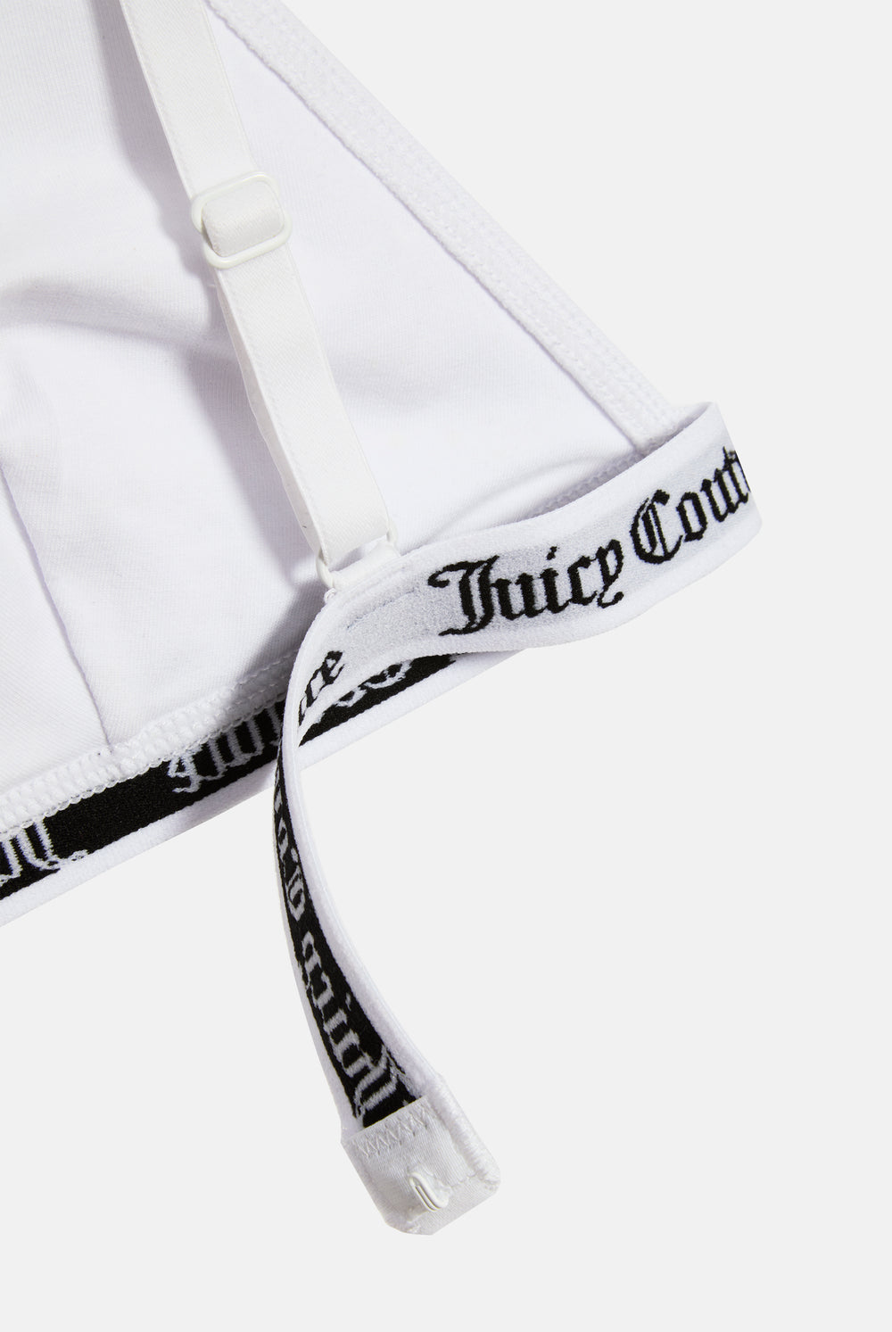 WHITE COTTON TRIANGLE BRA