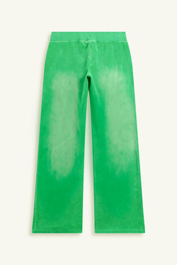 Displays the Jolly Green washed 'Juicy' branded OG straight track pant 