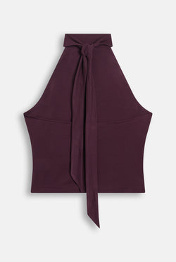 Displays the Winetasting 'Juicy' branded Diamante Halter Top