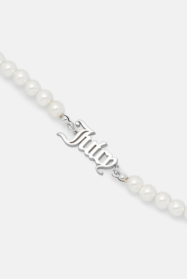 SILVER JUICY PEARL BRACELET