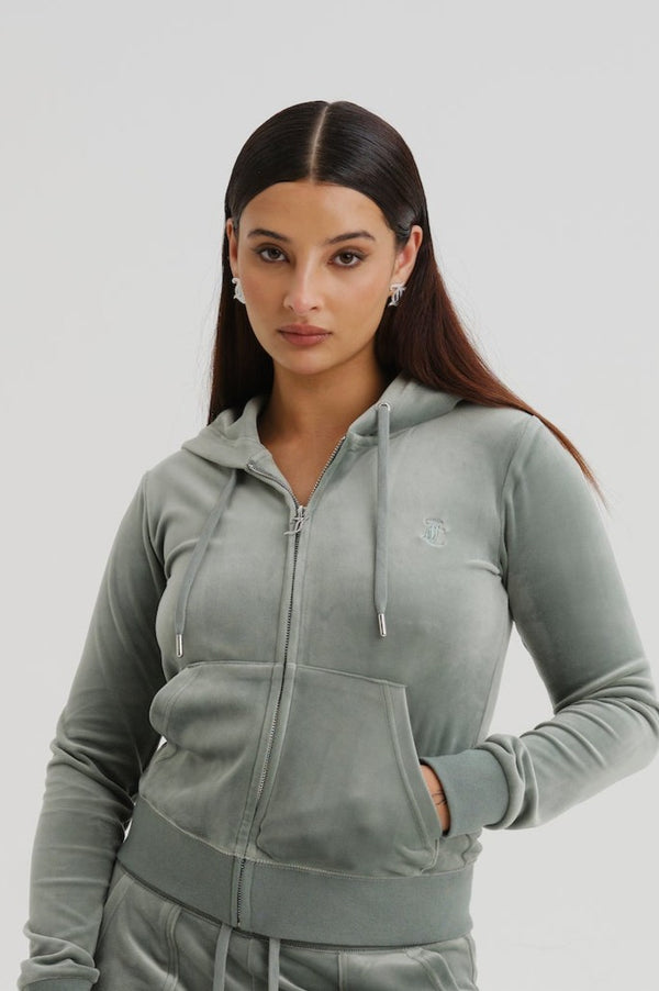CHINOIS GREEN CLASSIC VELOUR ROBERTSON HOODIE